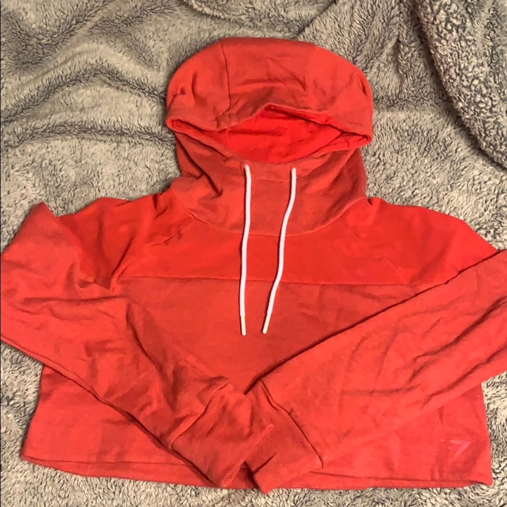 **Worn Once Gymshark Nikki Blackketter Crop Hoodie